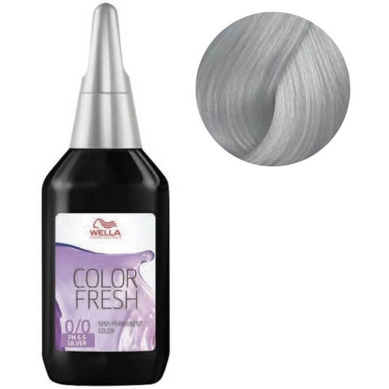 Color Fresh Silver Wella 0/8 Perlé betekent zoiets als Zilver Perlé van Wella in de kleur 0/8.
