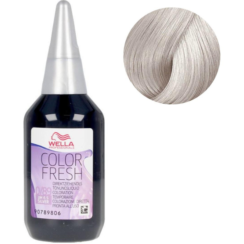 Color Fresh Silver Wella 8/81 Light Blond Perlé Cendré