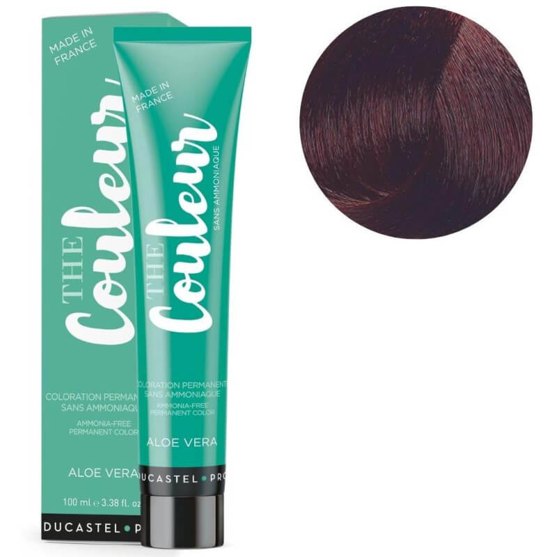 Coloration The Couleur 0% ammoniaque 4.65 châtain rouge acajou Duxelle 100ML