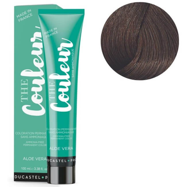 Coloração Sem Amônia Cor 0% 5.7 Castanho Claro Marrom Duxelle 100ML
