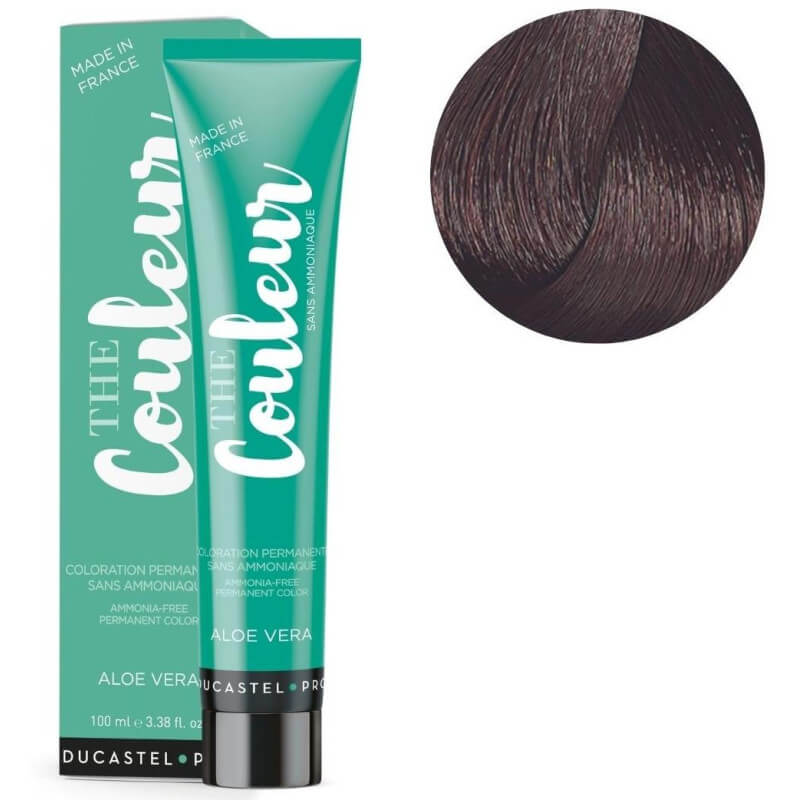 Coloration The Couleur 0% ammonique 5.5 châtain clair acajou Duxelle 100ML