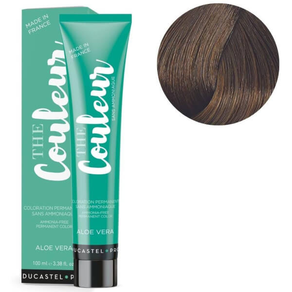 Kleuring De Kleur 0% ammoniak 7.35 goudblond mahonie Duxelle 100ML Kleuring De Kleur 0% ammoniak 7.35 goudblond mahonie Duxelle 100ML