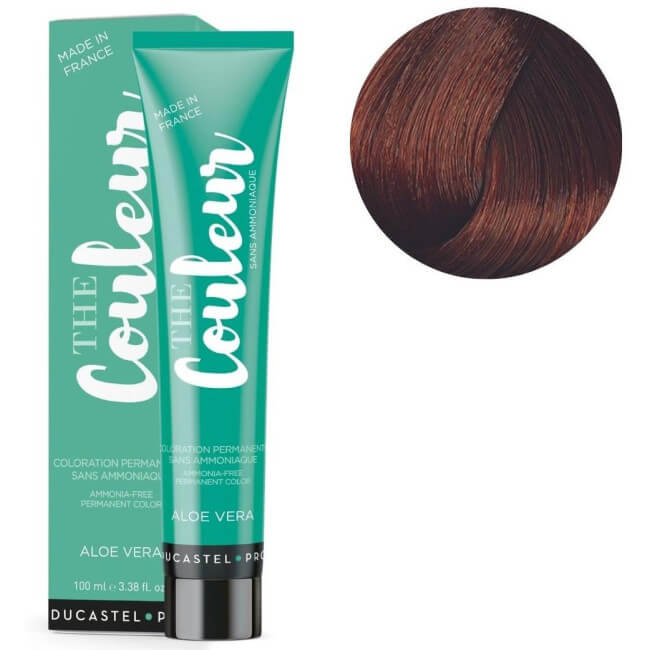 Coloration The Couleur 0% ammonique 7.44 blond cuivré profond Duxelle 100ML