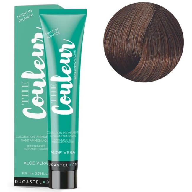 Coloration The Couleur 0% ammonique 7.74 blond marron cuivré Duxelle 100ML
