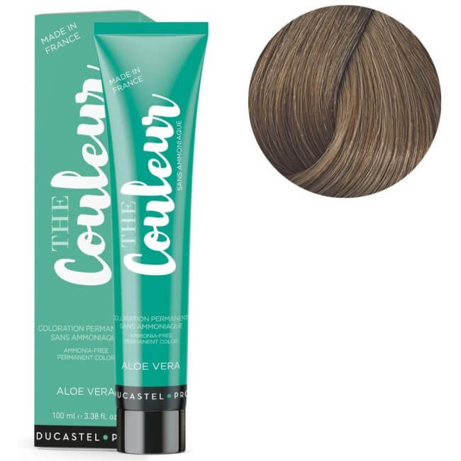 Kleuring zonder ammoniak, 8.82 lichtbeige parelmoerblond, Duxelle 100ML.