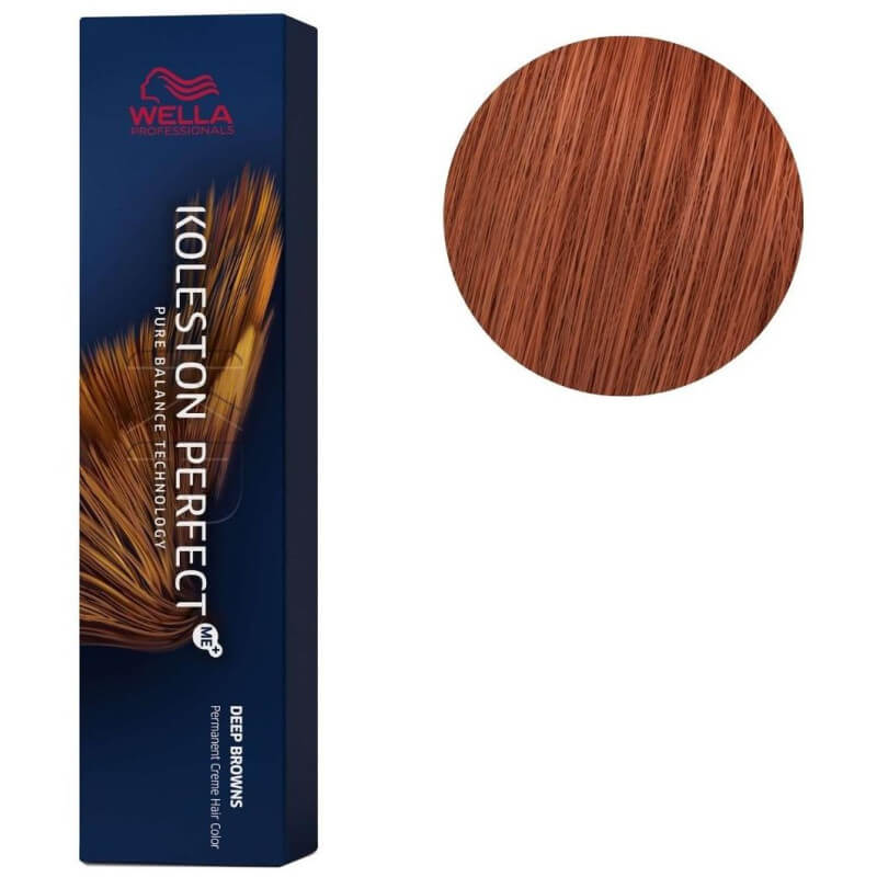 Koleston Perfect ME + 60 ML Wella 8/74 light blond copper brown