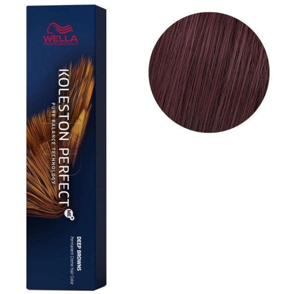 Koleston Perfect ME+ 60 ML Wella 4/75 Chatain marron acajou