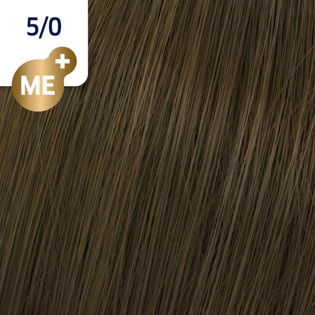 Kleur Koleston Perfect ME+ 5/0 lichtbruin Wella 60ML