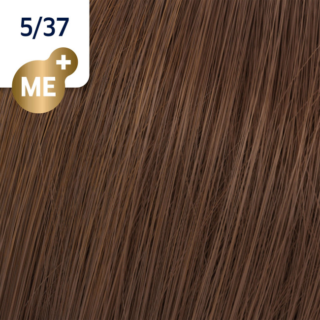 Coloration Koleston Perfect ME+ 5/37 châtain clair doré marron Wella 60ML