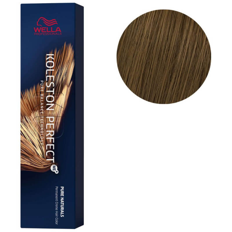Coloração Koleston Perfect ME+ 6/07 louro escuro natural marrom Wella 60ML.