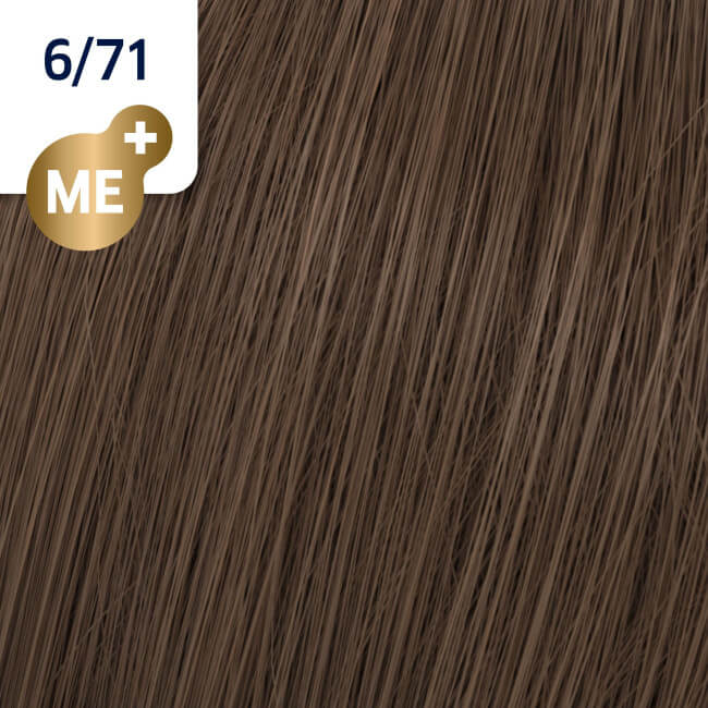 Coloração Koleston Perfect ME+ 6/71 louro escuro castanho acinzentado Wella 60ML