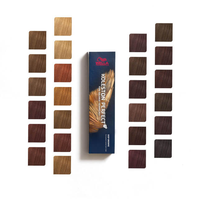 Coloração Koleston Perfect ME+ 6/75 castanho escuro mogno Wella 60ML.