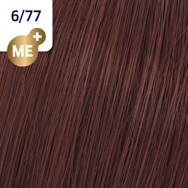 Kleuring Koleston Perfect ME+ 6/77 donkerblond diepbruin Wella 60ML.