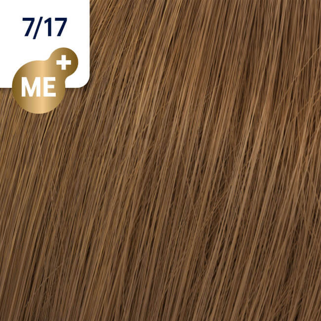 Koleston Perfect ME+ 7/17 asblond bruin Wella haarkleuring 60ML.