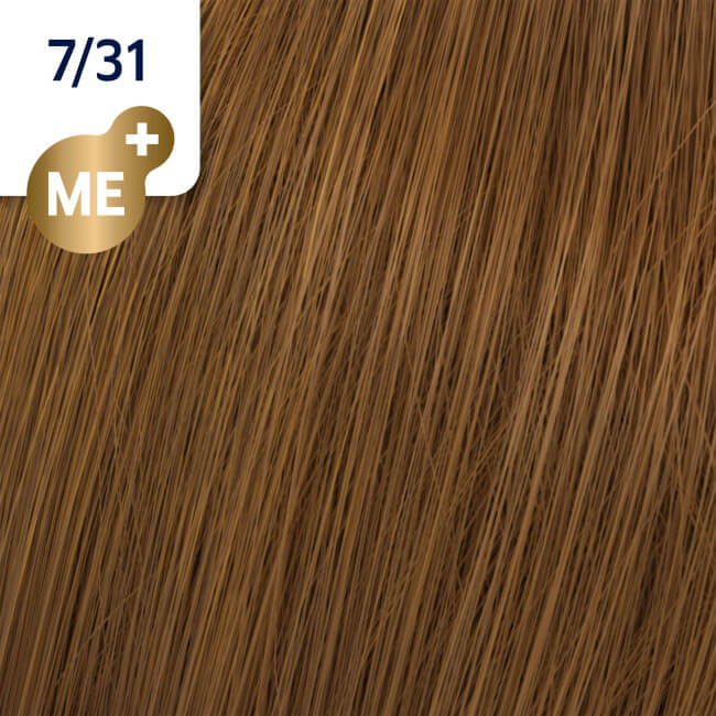 Coloração Koleston Perfect ME+ 7/31 loiro dourado acinzentado Wella 60ML