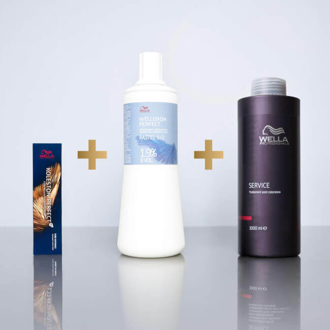 Koleston Perfect ME + 60 ML Wella 9/0 rubia muy clara