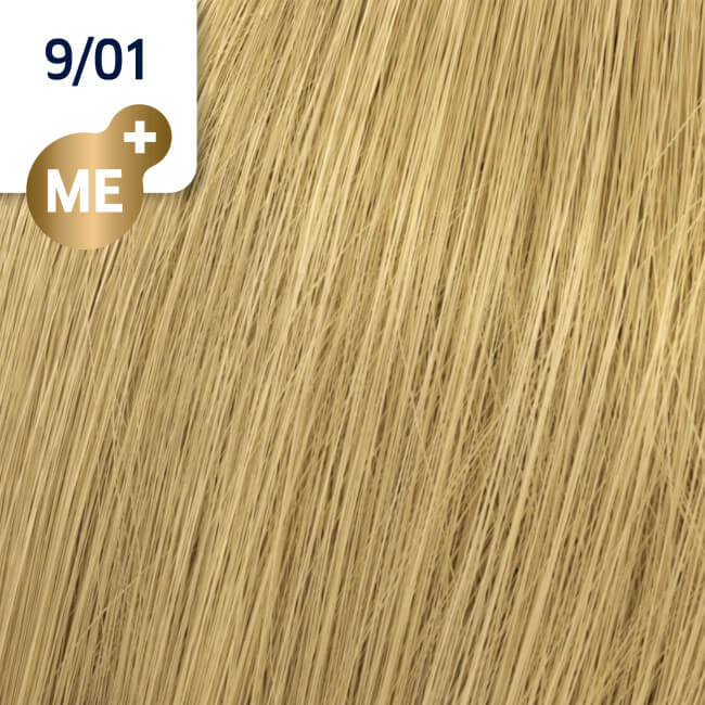 Coloração Koleston Perfect ME+ 9/01 louro muito claro natural acinzentado Wella 60ML
