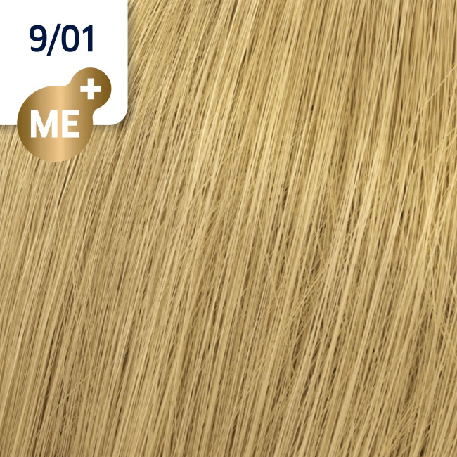 Coloration Koleston Perfect ME+ 9/01 blond très clair naturel cendré Wella 60ML