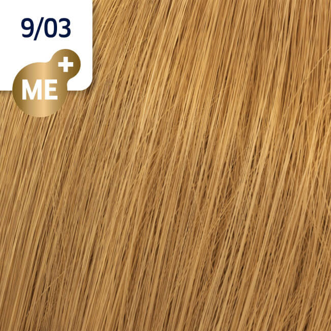 Koleston Perfect ME + 60 ML Wella 9/03 rubio muy claro dorado natural