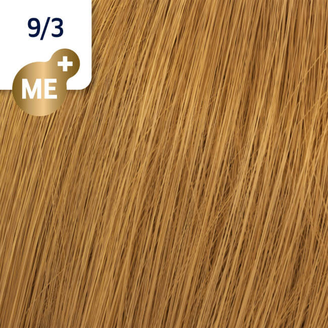 Koleston Perfect ME + 60 ML Wella 9/3 very light golden blonde