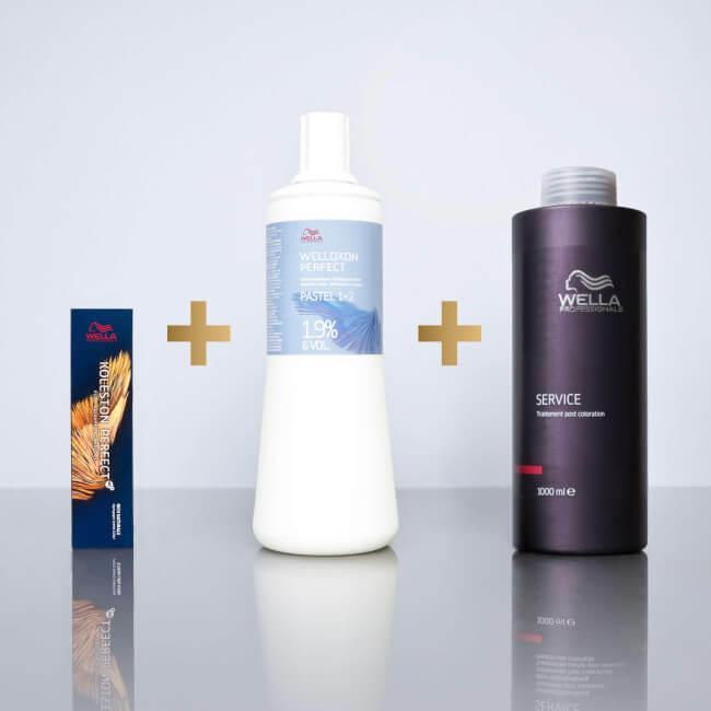 Koleston Perfect ME + 60 ML Wella 9/3 very light golden blonde