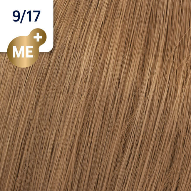 Kleur Koleston Perfect ME+ 9/17 zeer licht asbruin blond Wella 60ML.