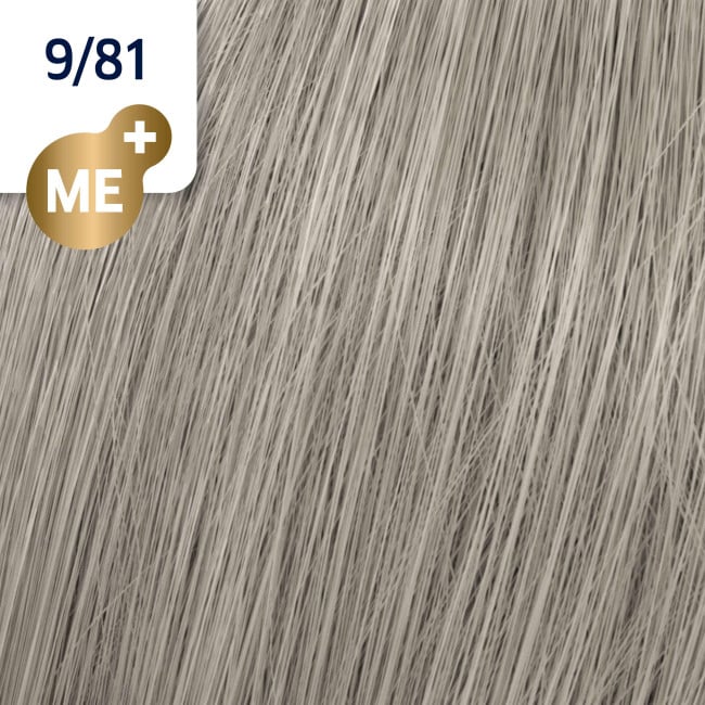 Coloration Koleston Perfect ME+ 9/81 blond très clair perlé cendré Wella 60ML