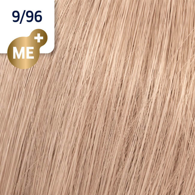 Koleston Perfect ME + 60 ML Wella 9/96 Very light blonde smoked purple