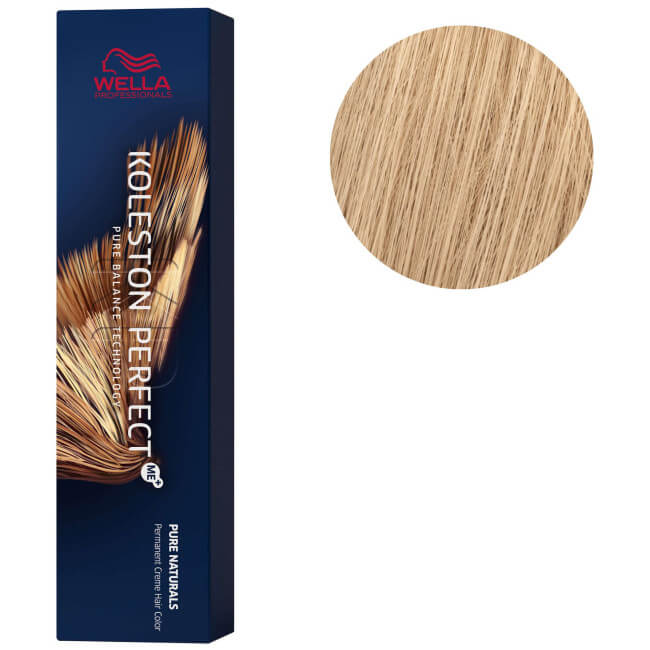 Koleston Perfect ME+ 10/03 is een zeer licht goudblond natuurlijk haarkleur van Wella, 60 ML.