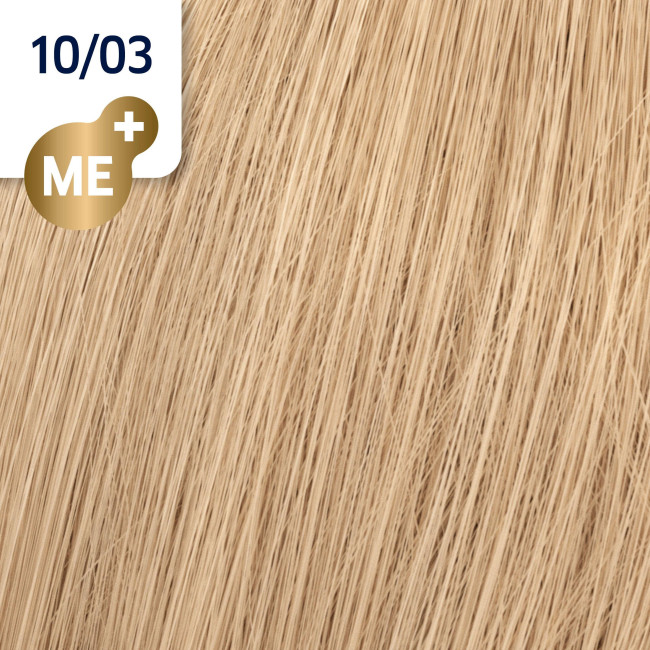 Coloration Koleston Perfect ME+ 10/03 blond très très clair naturel doré Wella 60ML