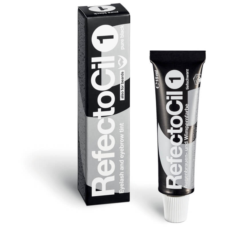 Teinture wimpers & wenkbrauwen Diep Zwart nr. 1 RefectoCil 15ml
