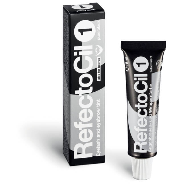 Teinture wimpers & wenkbrauwen Diep Zwart nr. 1 RefectoCil 15ml
