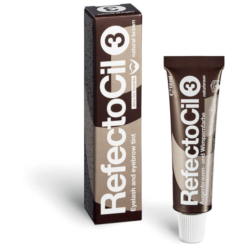 Kleurwax voor wimpers en wenkbrauwen Natuurlijk Bruin nr. 3 RefectoCil 15 ml