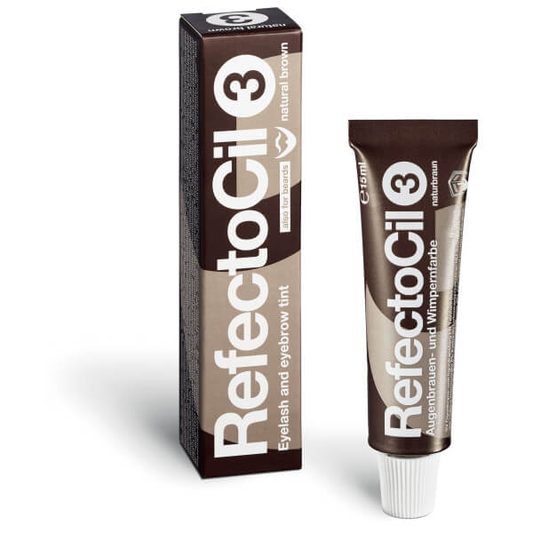 Eyelash & eyebrow dye Natural Brown No.3 RefectoCil 15ml