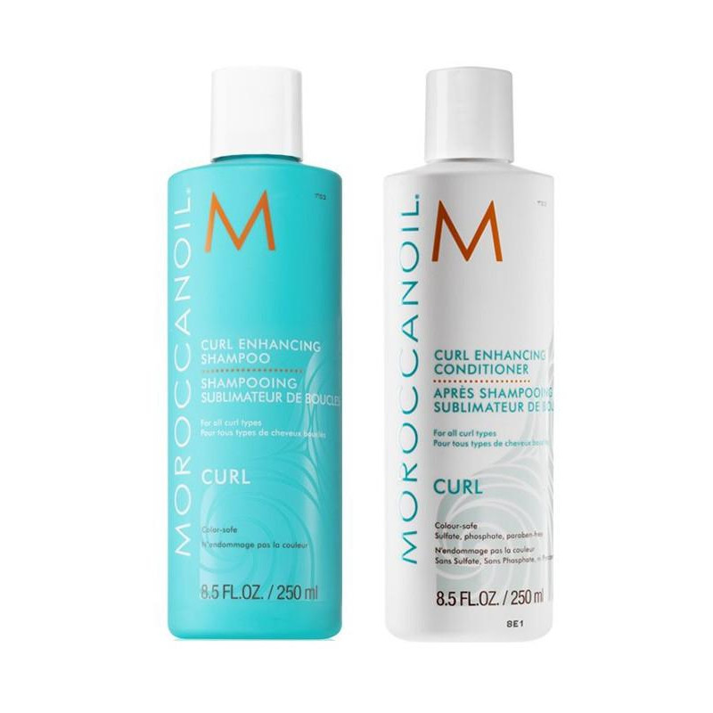 Duo Boucles : Shampooing 250 ml +Conditionneur 250 ml Moroccanoil