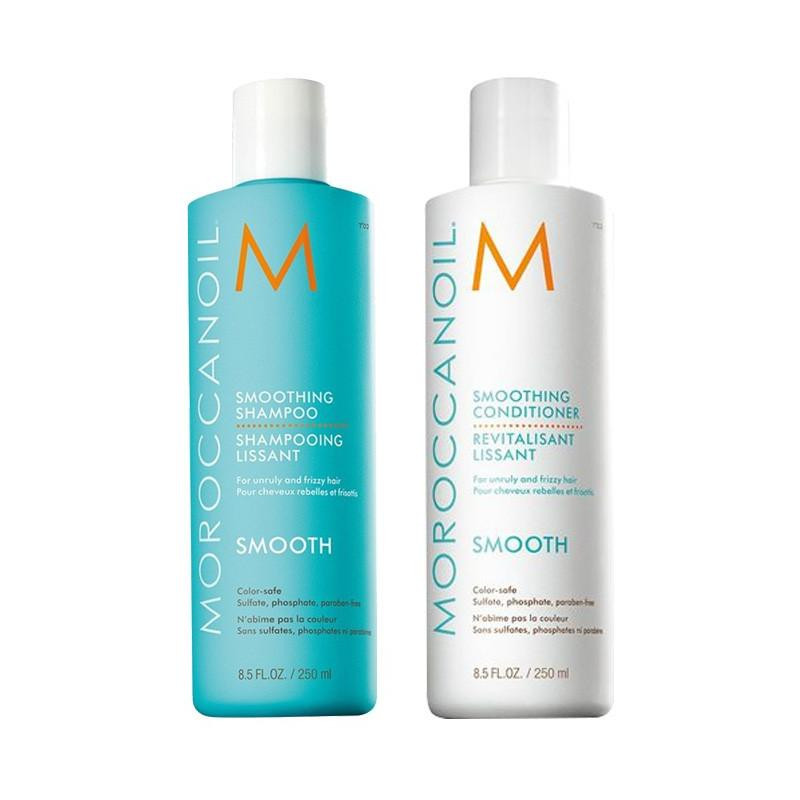 Duo Disciplinant : Shampooing 250 ml + Conditionneur 250 ml Moroccanoil