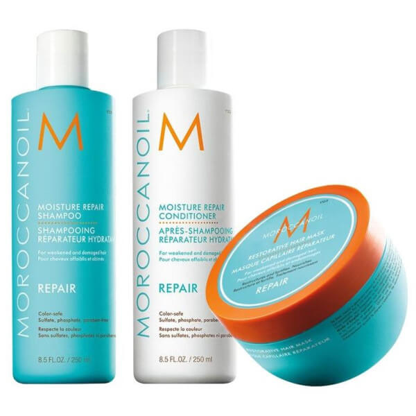 Trio Hydratatie Licht: Shampoo 250 ml + Conditioner 250 ml + Ultralichte Masker 250 ml Moroccanoil Trio Hydratatie Licht: Shampoo 250 ml + Conditioner 250 ml + Ultralichte Masker 250 ml Moroccanoil
