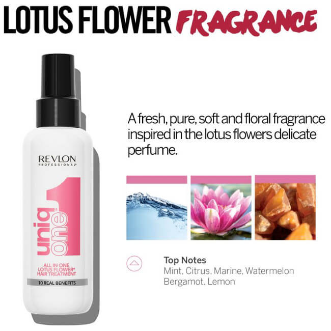 Spray 10 em 1 UniqOne Revlon de lótus 150ML.