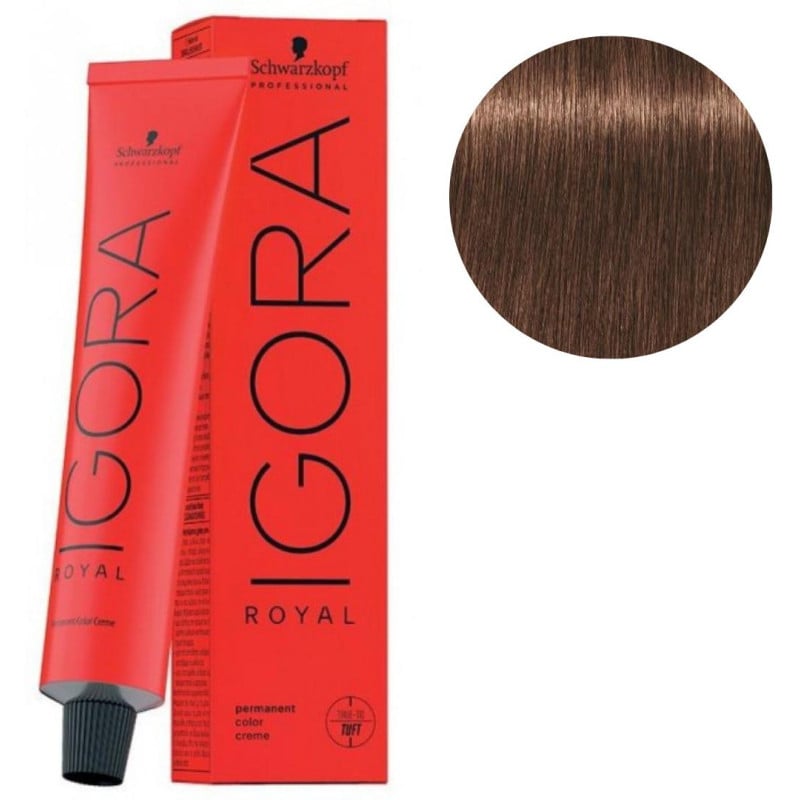 Coloration Igora Royal 6-6 blond foncé marron 60ML