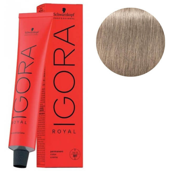 Igora Royal 9-1 louro muito claro acinzentado 60ML
