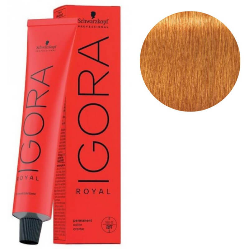 Coloração Igora Royal 9-7 loiro muito claro acobreado 60ML