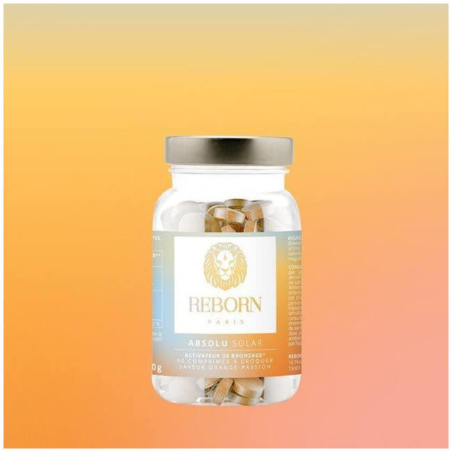 Complementos alimentares ativadores de bronzeado Reborn 30g