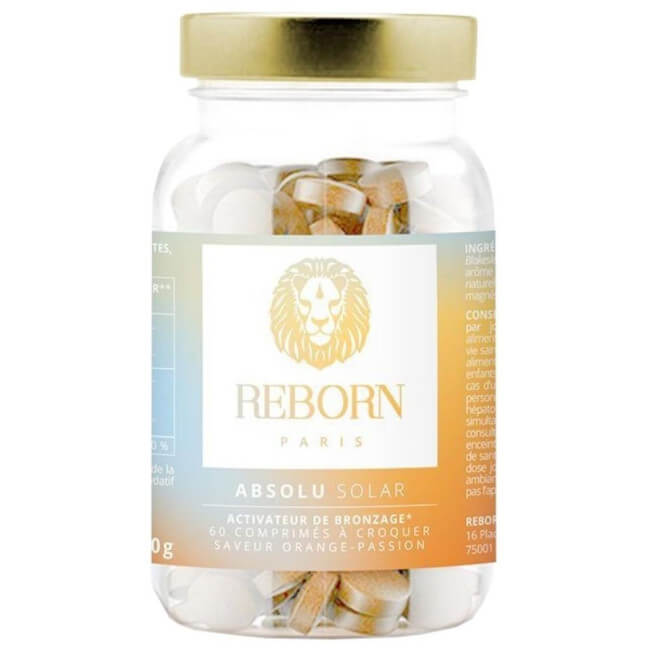Complementos alimentares ativadores de bronzeado Reborn 30g