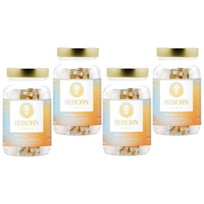 Cure 4 mois activatrice de bronzage Reborn 4x30g