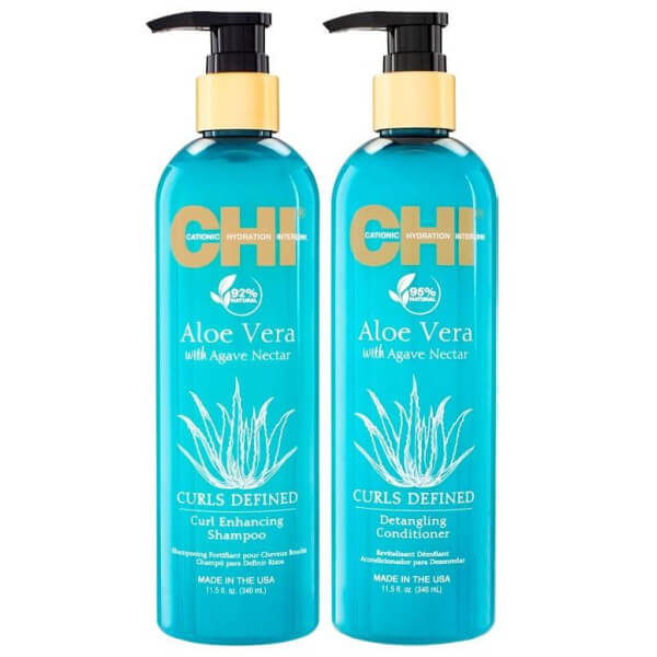 Trio Curl activateur de boucles Aloe Vera CHI