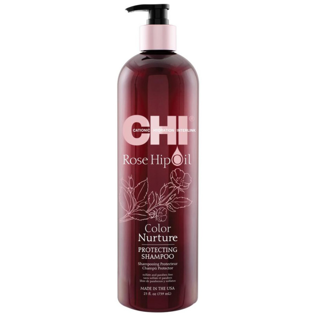 Shampooing protecteur Rose Hip Oil CHI 739ML