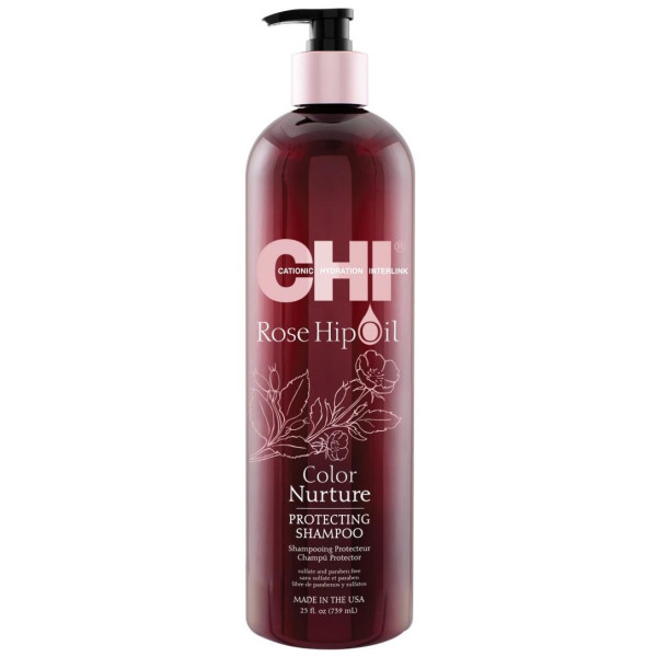 Shampooing protecteur Rose Hip Oil CHI 739ML