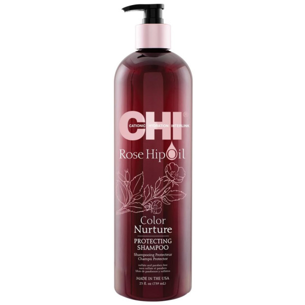 Shampooing protecteur Rose Hip Oil CHI 739ML Shampooing protecteur Rose Hip Oil CHI 739ML