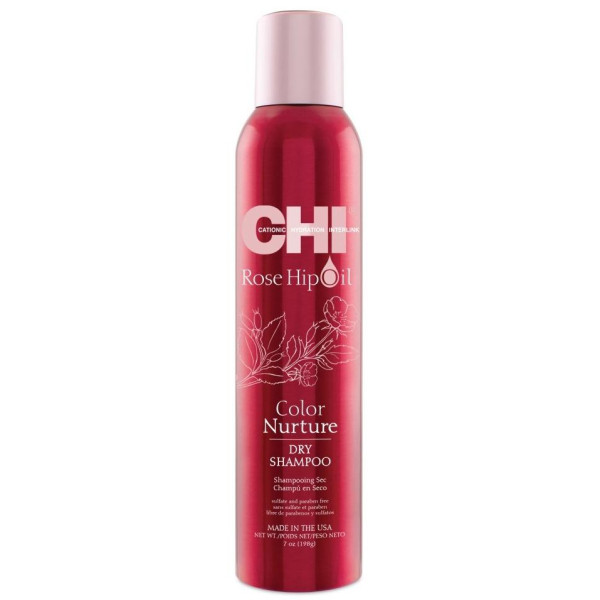 Champú seco con aceite de rosa mosqueta CHI 207ML Champú seco con aceite de rosa mosqueta CHI 207ML