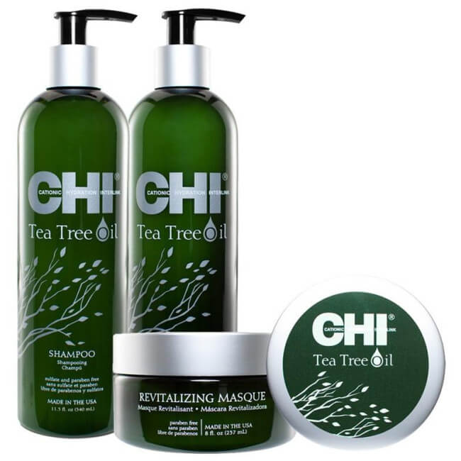 Trio shampooing + conditionneur + masque Tea Tree Oil CHI